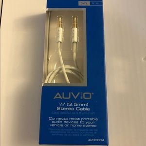Auvio 1/8” 3.5 mm Stereo Cable